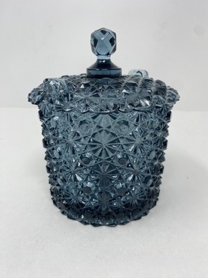 フェントン バージニアガラス 琥珀色ボウル デイジー＆ボタン