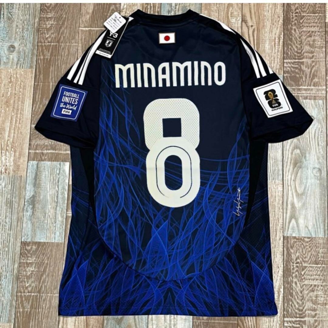 Y-3 サッカー日本代表 MINAMINO 8番 レプリカユニフォーム Y-3