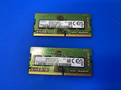 Samsung 16GB(2X8GB) DDR4 PC4-25600 3200MHZ 260 PIN SODIMM 1.2V CL