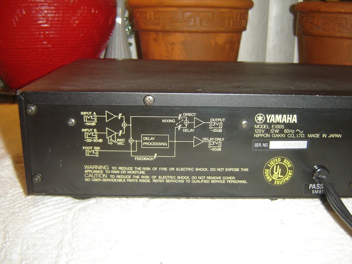 Yamaha E1005, Analog Delay, Vintage Unit, Read description, As Is