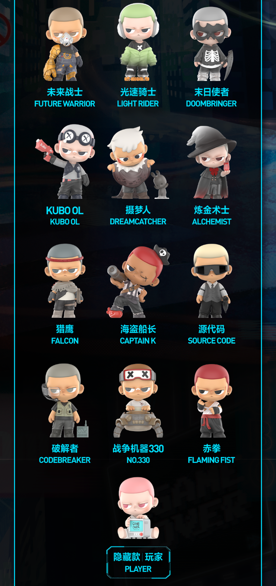 KUBO Select Your Character Series Blind Box Confirmed Figure