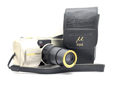 N MINT】Olympus μ mju Zoom 105 DELUXE Point & Shoot 35mm Film