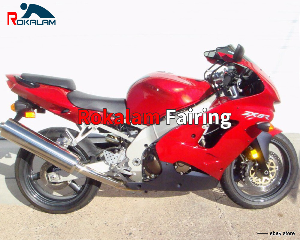 For ZX-9R 98 99 ZX9R 1998 1999 Red Aftermarket Sportbike Fairing