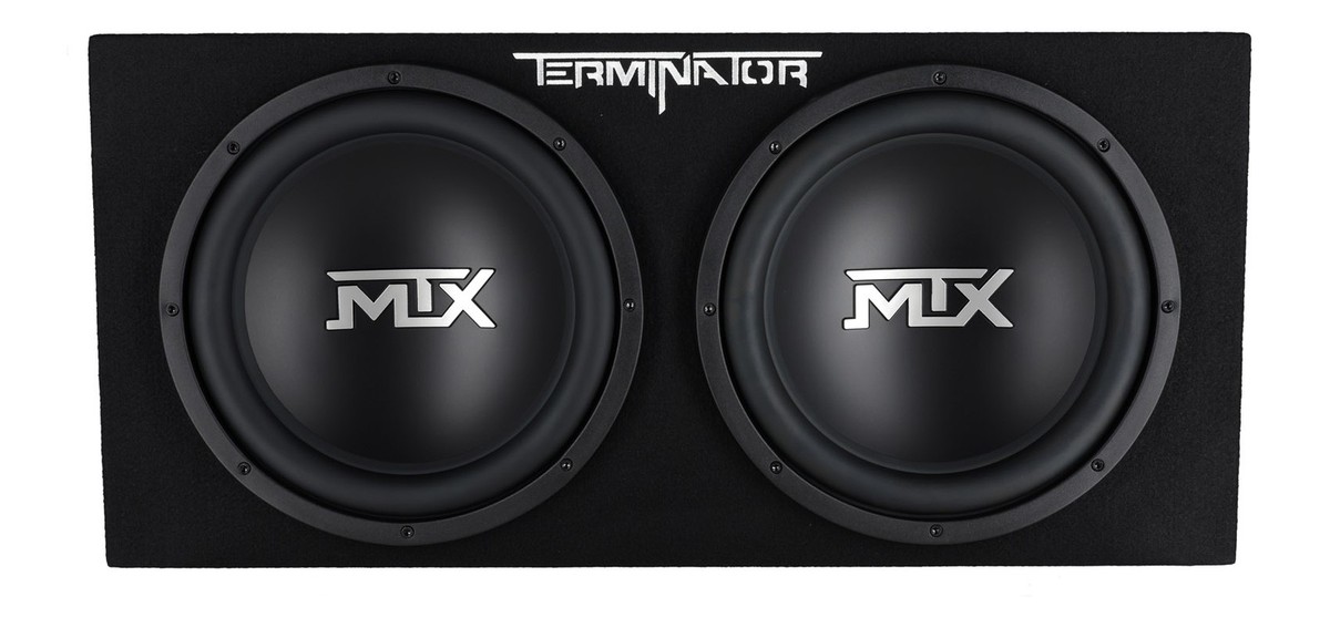 MTX Terminator TNP212D2 1200 Watt 2 Ohm Dual 12” Subwoofers/Sub