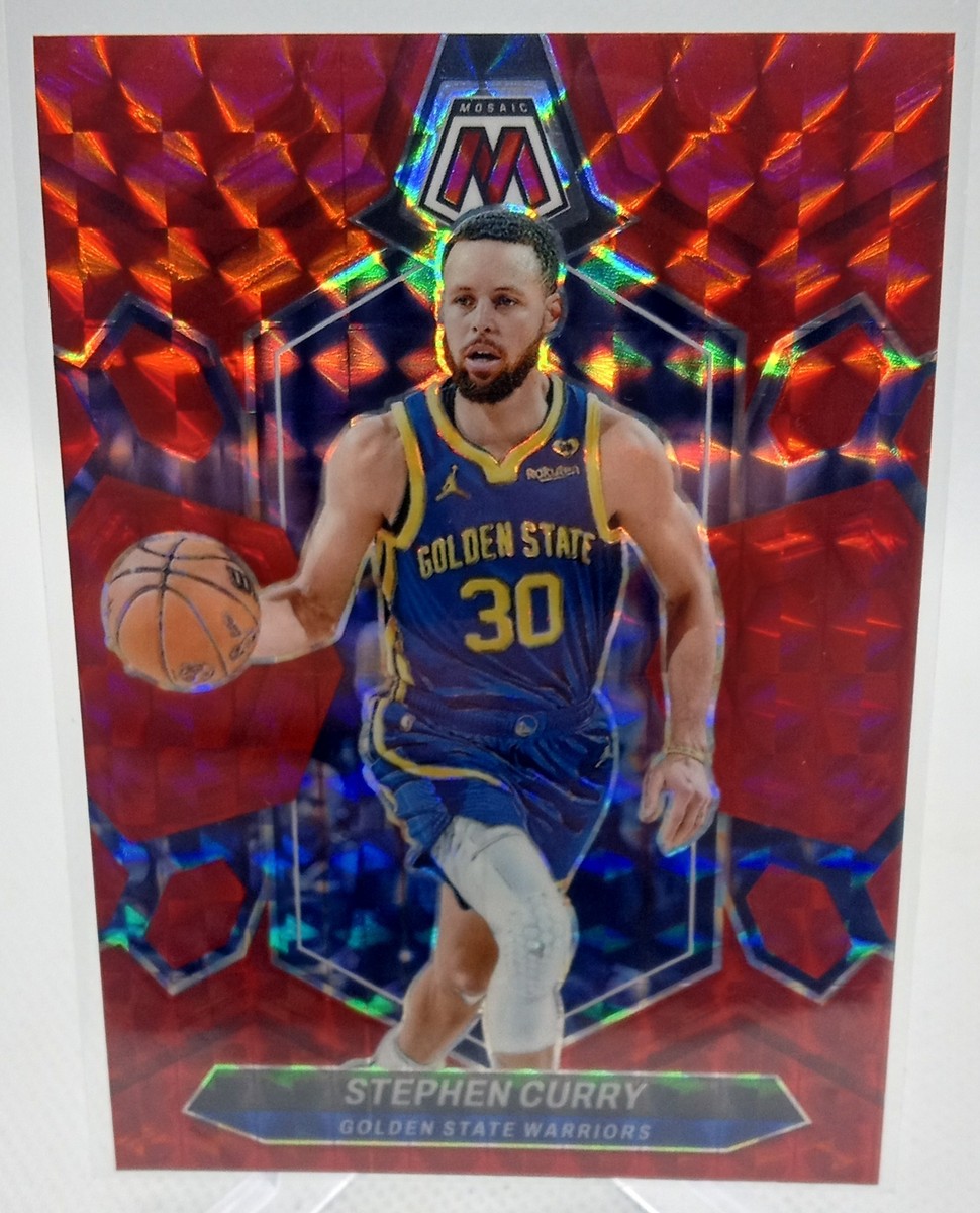 2023-24 Panini Mosaic #3 Stephen Curry Red Prizm | eBay