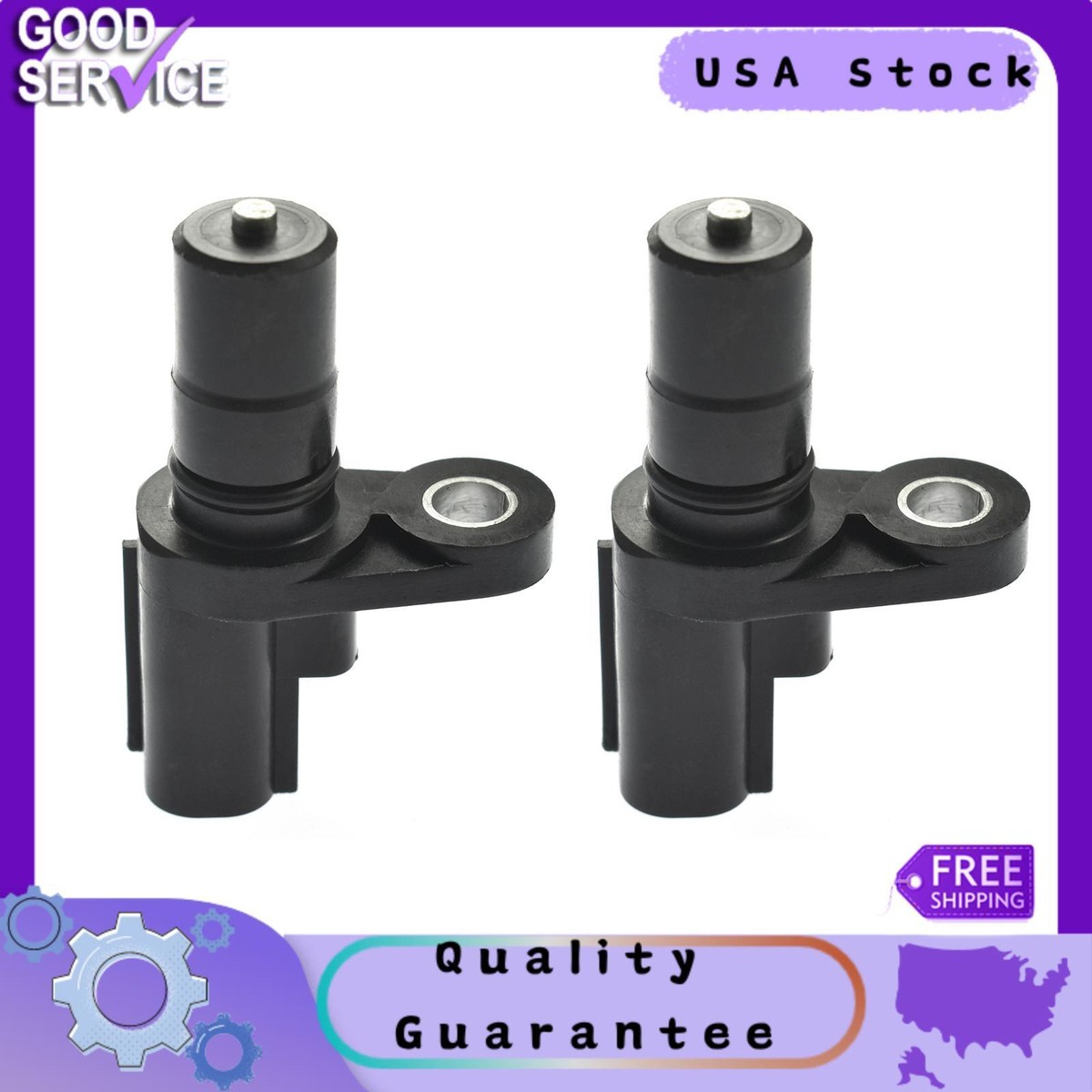 2x Transmission Speed Sensor for 2008 Toyota Alphard Vellfire