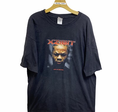 Vintage 2002 Xzibit Man Vs. Machine Tour Shirt Size XL Gangster