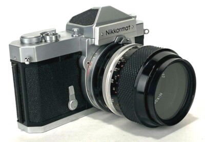 Nikon NIKKORMAT CAMERA Chrome Film camera + Nikon 55mm + Original