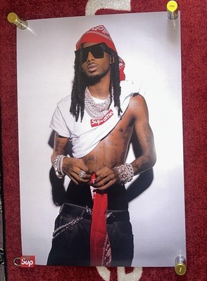 フレーム付き]Playboi Carti クリアランス Supreme 25FW ポスター