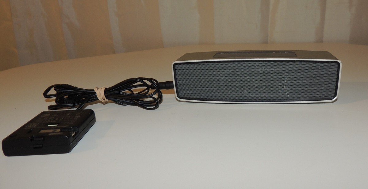 BOSE SOUNDLINK MINI BLUETOOTH SPEAKER SILVER WITH POWER CORD | eBay