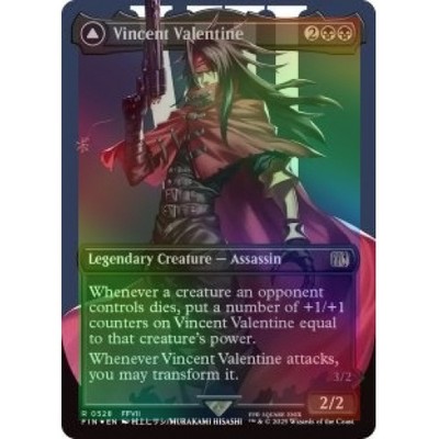 FOIL VINCENT VALENTINE (BORDERLESS) (SURGE FOIL) Final Fantasy FIN