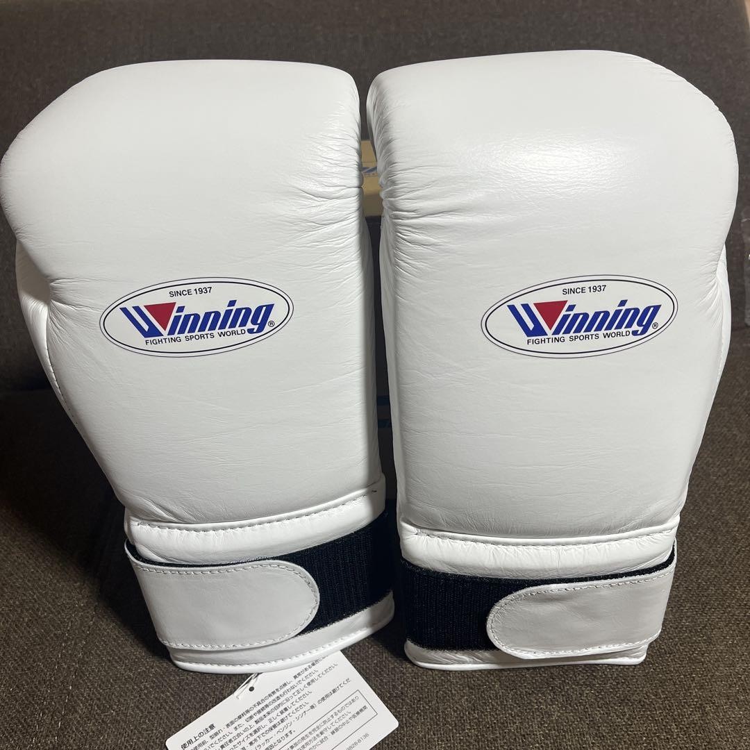 winning グローブ 14オンスホワイト Winning 14oz Boxing Gloves White