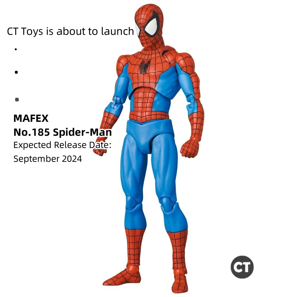 In Stock MAFEX No.185 SPIDER-MAN CLASSIC COSTUME Ver. 1/12 Action