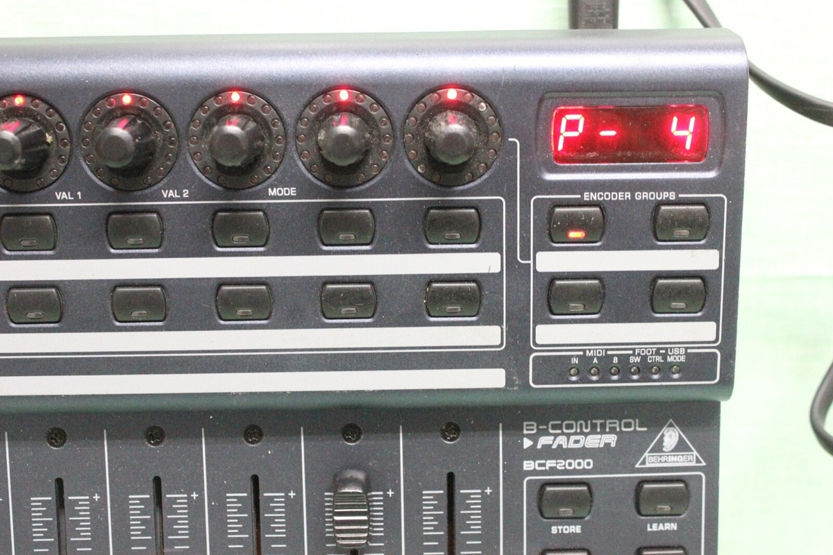 Behringer B-Control BCF2000 USB MIDI DAW Fader Controller NOT