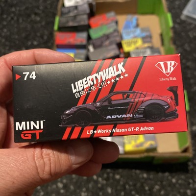 MINI GT 74 Nissan GT-R Advan Japan Limited Edition MINIGT | eBay