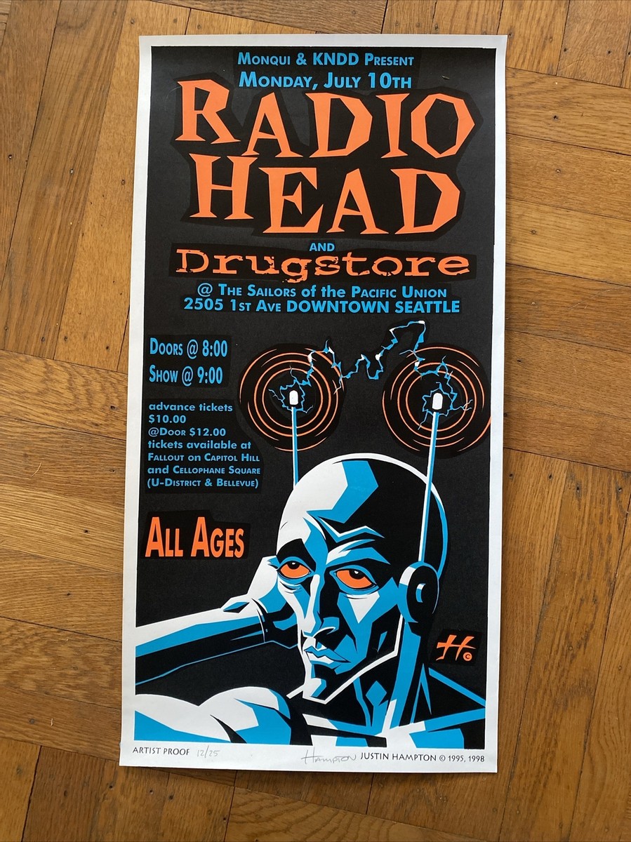 RADIOHEAD ポスター 再入荷】『レディオヘッド Radiohead』1997年