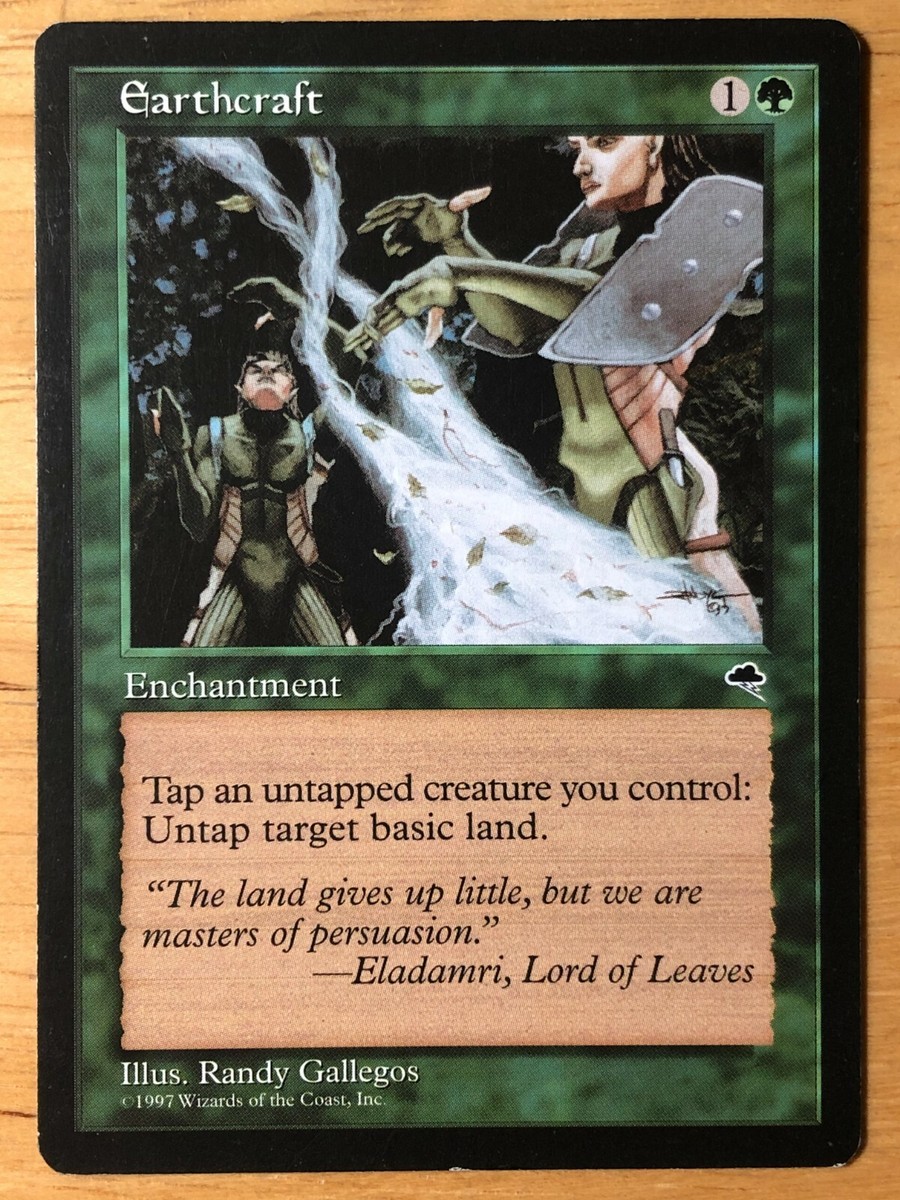 MTG PSA NM-MT8 大地の知恵 Earthcraft MTG PSA NM-MT8 大地の知恵