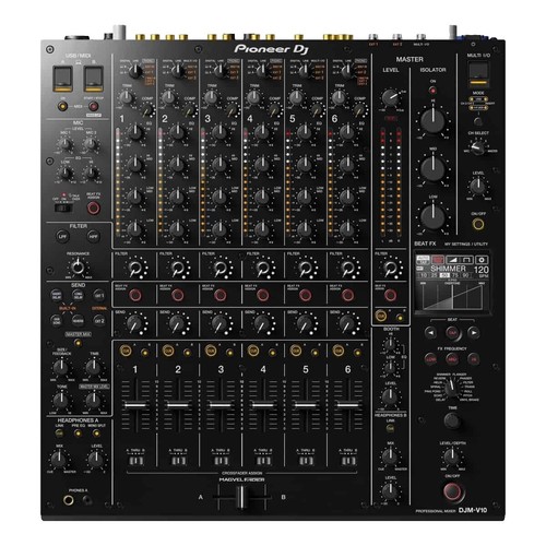 Pioneer DJ DJM-300 Black 2-Channel Professional DJ Mixer Tested