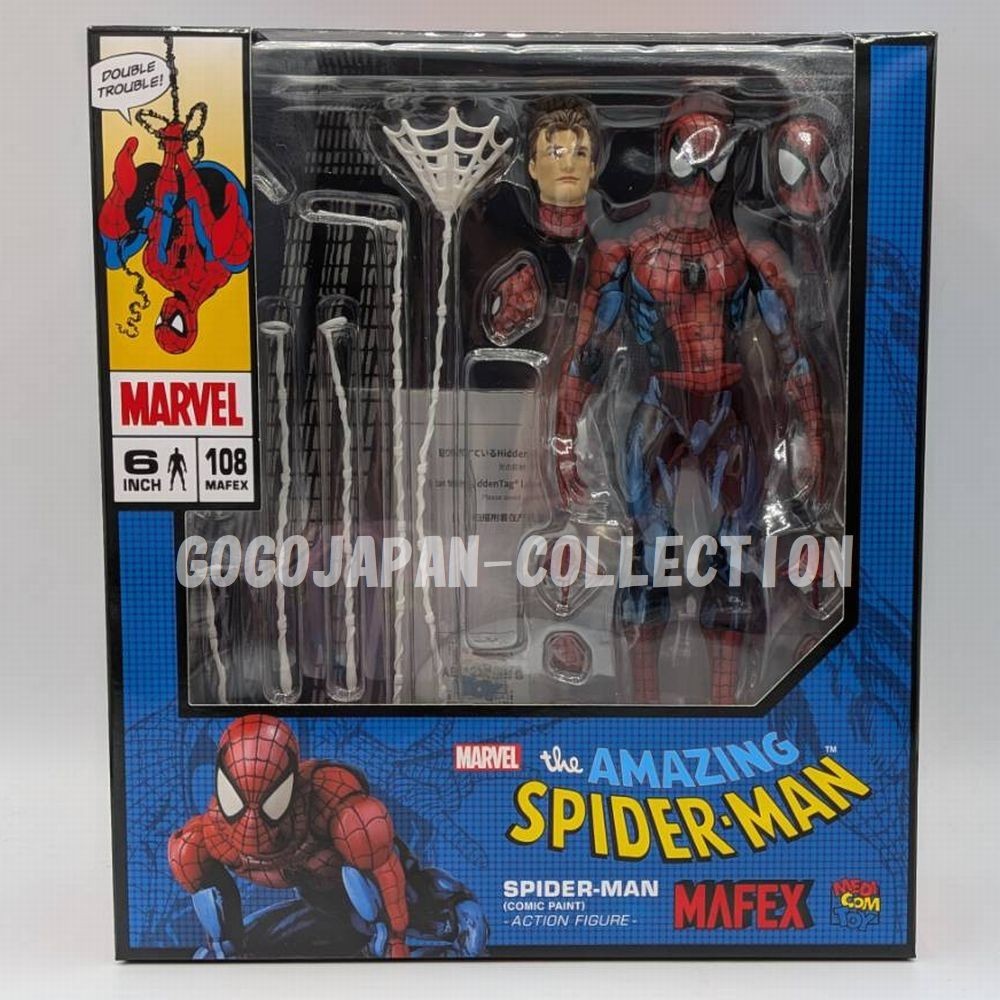 MAFEX No.108 SPIDER-MAN COMIC PAINT ACTION FIGURE MARVEL | eBay