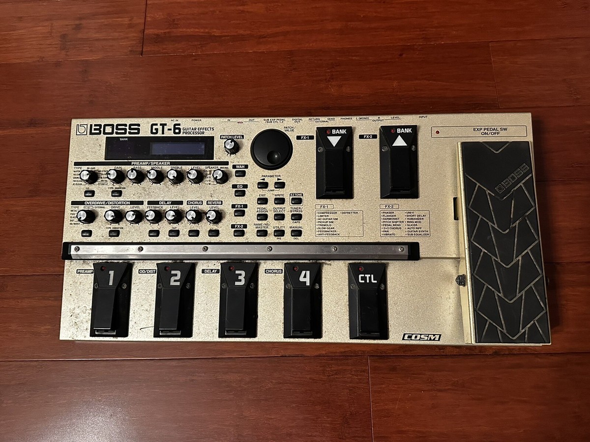 Boss GT-6 Guitar Multi Effects Pedal Processor | eBay