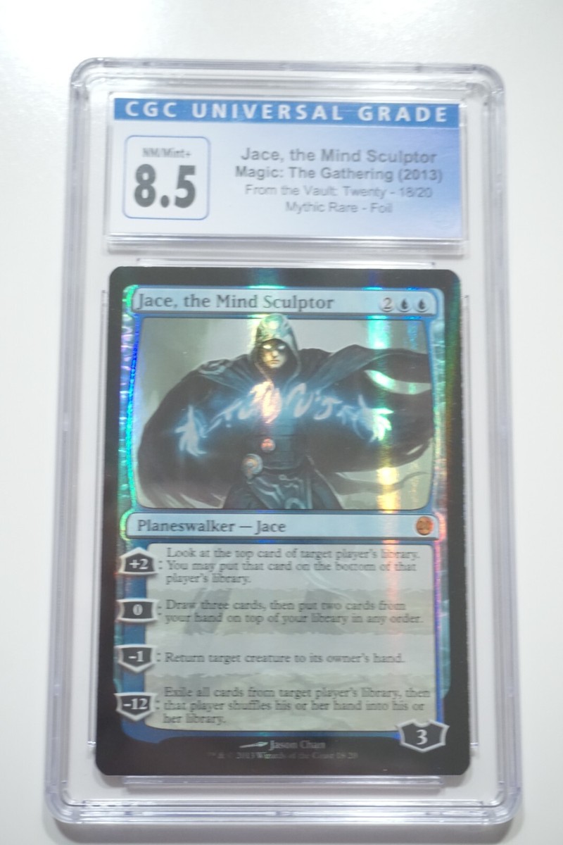 CGC 8.5 Graded --Jace, the Mind Sculptor - Foil New From the Vault