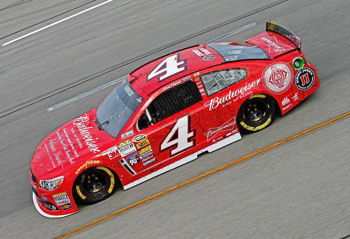 Kevin Harvick #4 2014 Budweiser NASCAR 13x19 Poster Gloss Photo