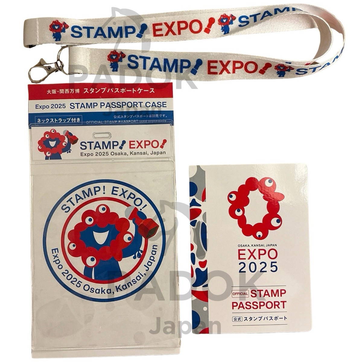 Expo 2025 Stamp Passport & Lanyard Set Official Osaka Japan