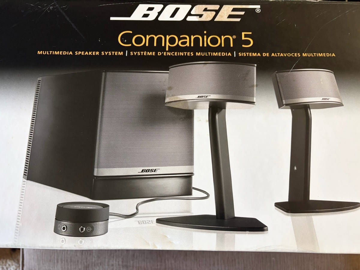 Bose Companion 5 Multimedia Speaker System - Graphite/Silver for