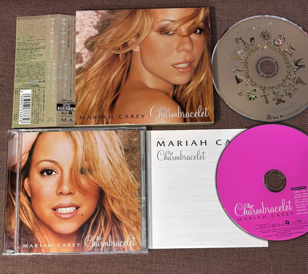 MARIAH CAREY Charmbracelet Tour Edition JAPAN 2CD UICL-9011~2 w