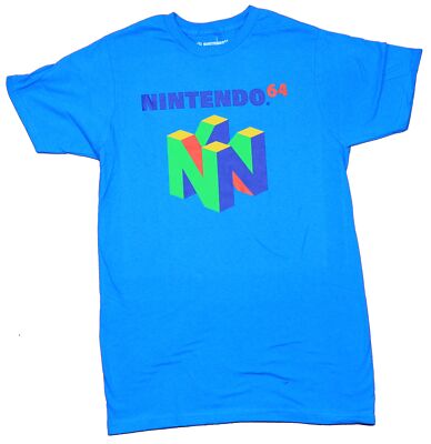 Nintendo 64 Adult New T-Shirt - Classic N64 Logo Pic | eBay