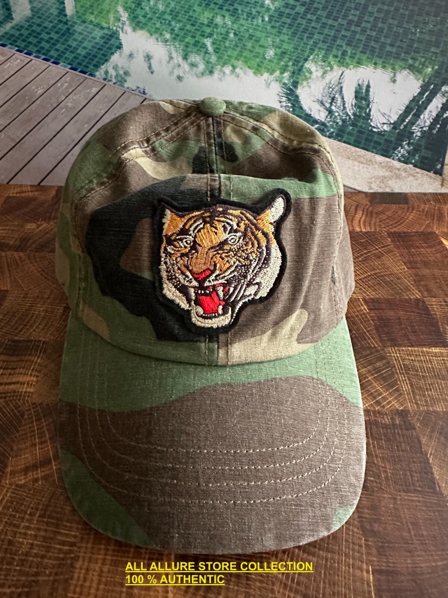 NWT Polo Ralph Lauren CAMO TIGER PATCH Baseball Ball Cap Hat