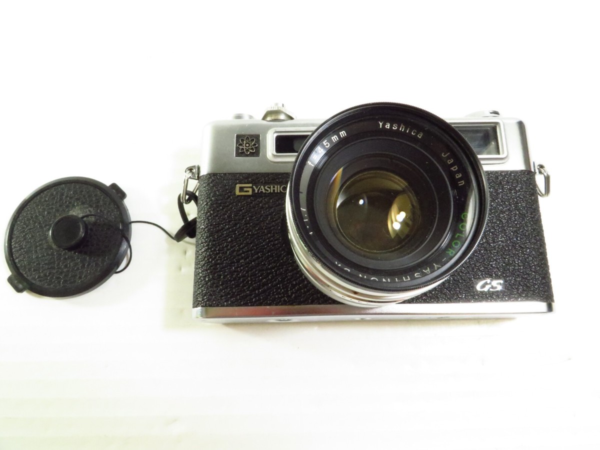 Yashica Electro 35 GS Rangefinder 35mm Film Camera w/ 55mm UV