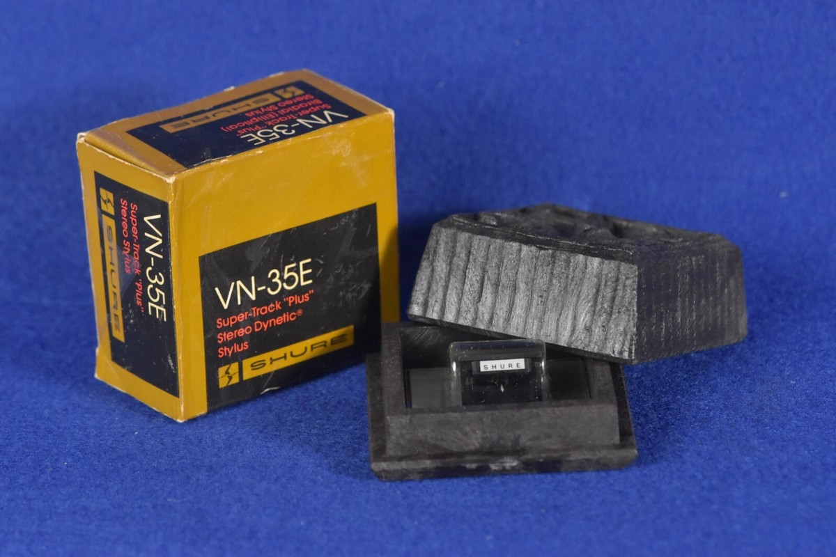 Shure VN-35E Super-Track `` plus'' Stereo Stylus W / original Box