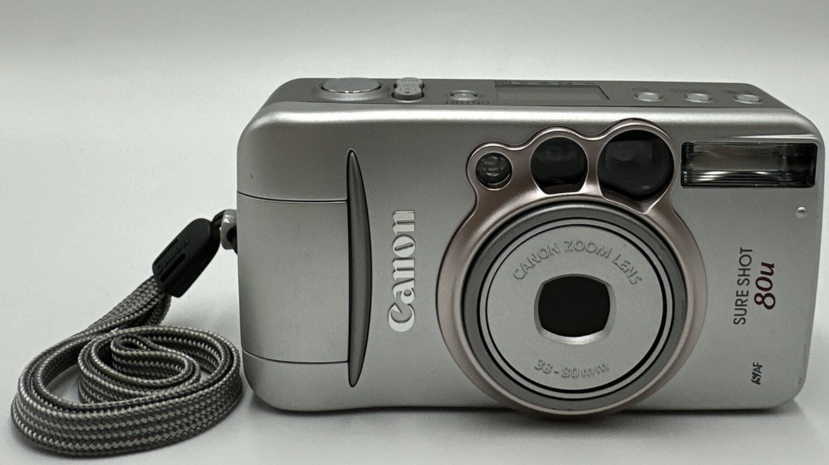 Canon Sure Shot 80U 35mm Point & Shoot Film Camera AS-IS FOR PARTS