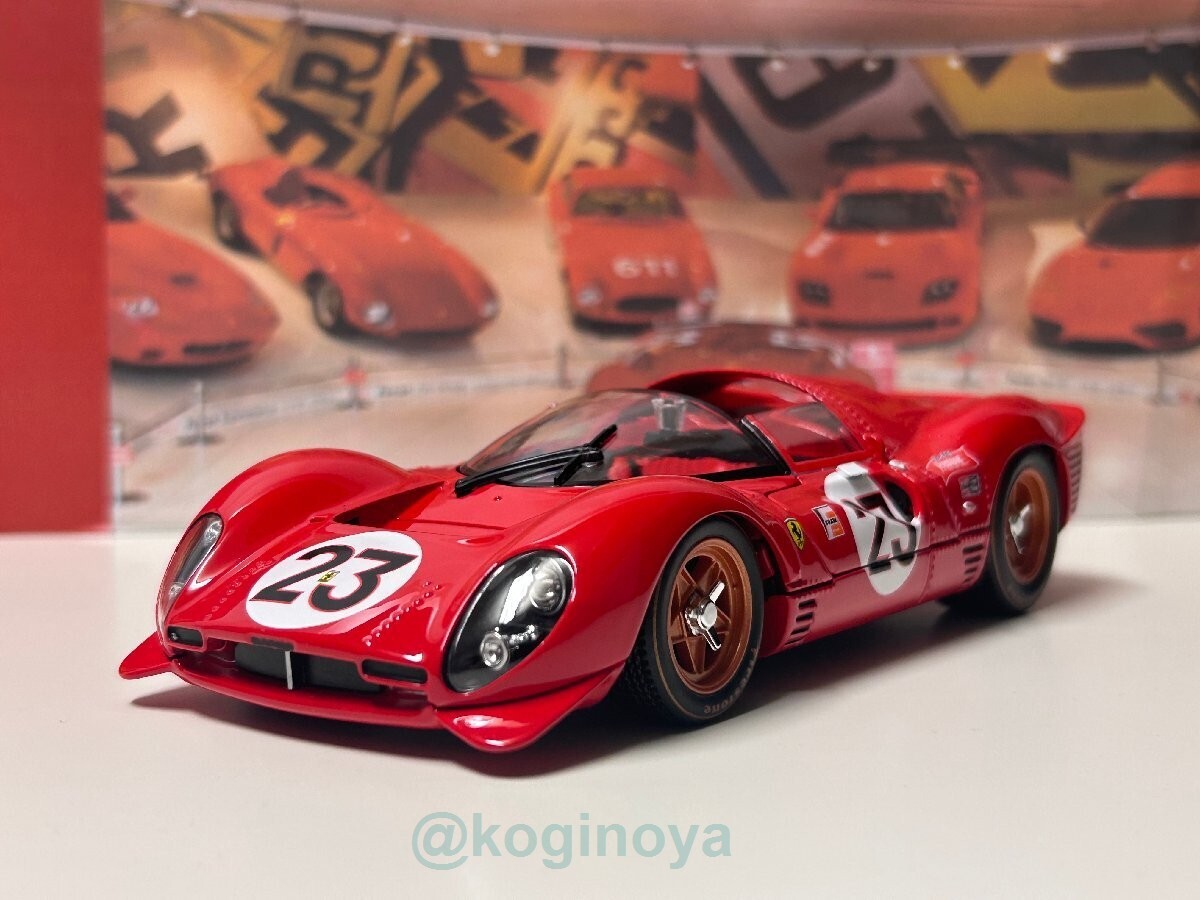 Ferrari 330 P4 #23 1/24 minicar WINNER 24H DAYTONA 1967 Ferrari Le