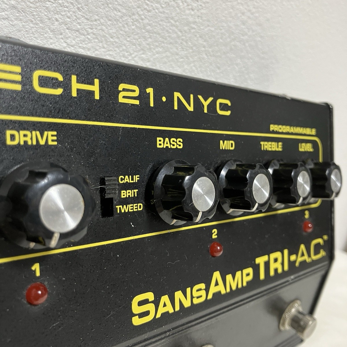 TECH21 NYC SansAmp TRI-AC TRI-A.C. Electric Guitar Effect Pedal