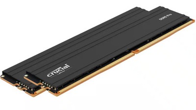 Crucial - Pro 32GB (2x16GB) DDR5 5600MHz C46 UDIMM Desktop Memory