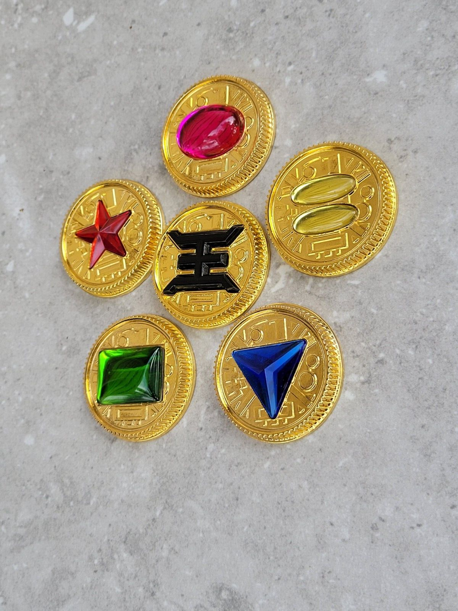 Legacy Six Zeo Crystal Power Coin Set of 6 Gold Made for Legacy