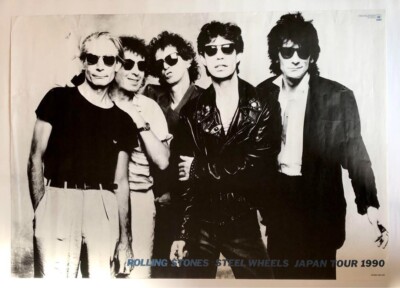 THE ROLLING STONES / STEEL WHEELS JAPAN TOUR 1990 Original Promo