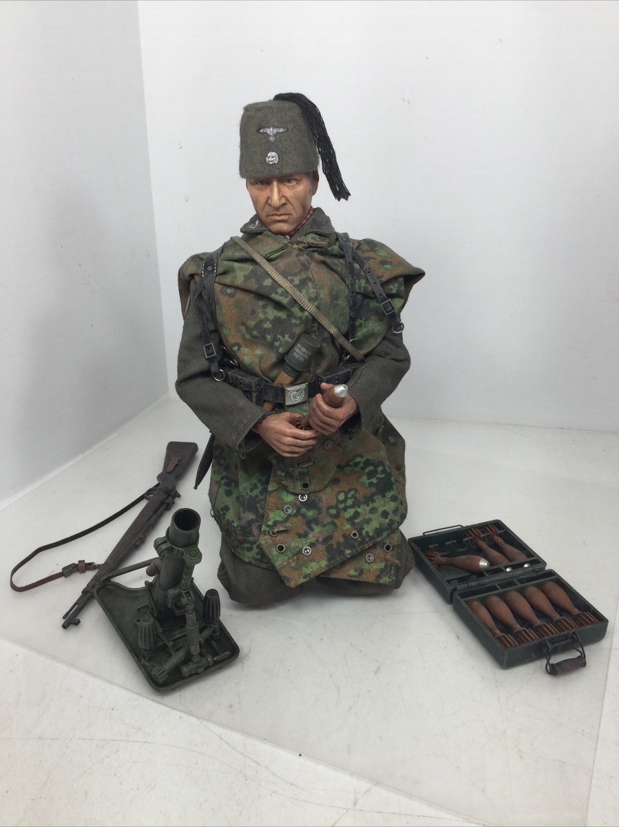 1/6 DRAGON CUSTOM 13TH SS CROATIAN DIV “HANDSCHAR” MORTAR MAN K-98