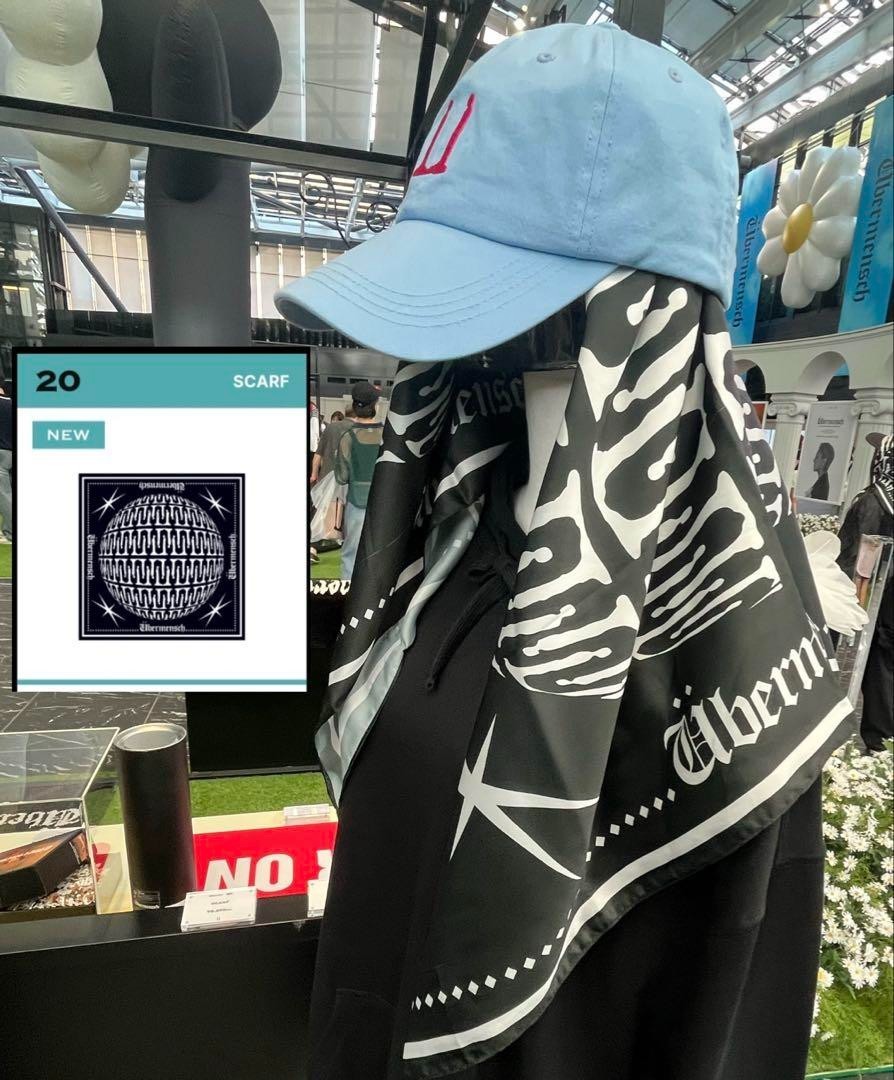 gdragon gd ジヨンUS限定スカーフ ÜBERMENSCH SCARF gdragon gd ジヨン