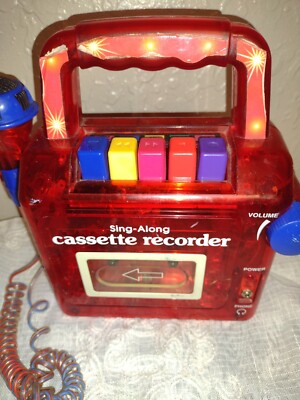 RARE Vintage Sing-Along Cassette Recorder 200 TOY INC | eBay