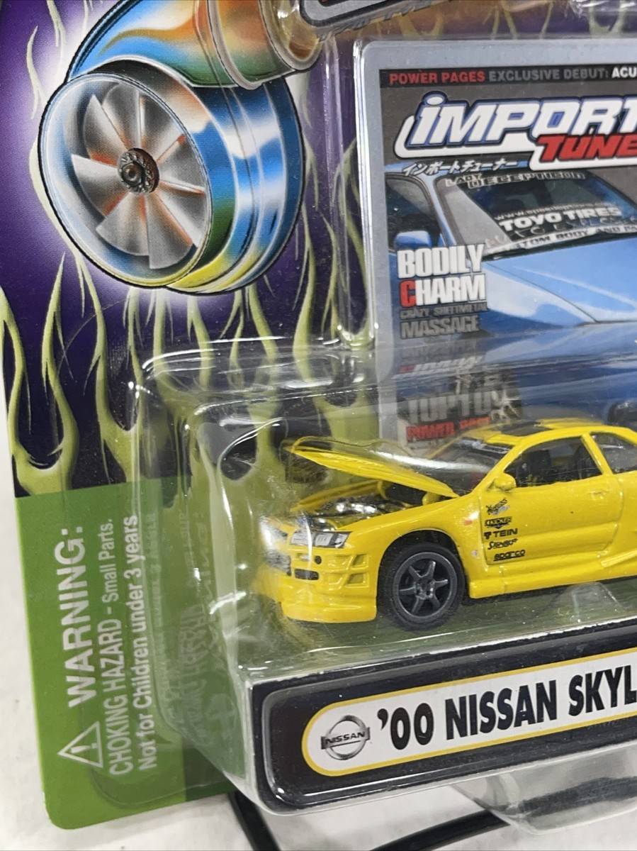 Muscle Machines Import Tuner 2000 Nissan 00 Skyline GT-R Yellow