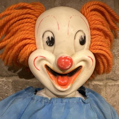 VINTAGE 1950's-60's BOZO THE CLOWN DOLL ~ LARRY HARMON PICTURES
