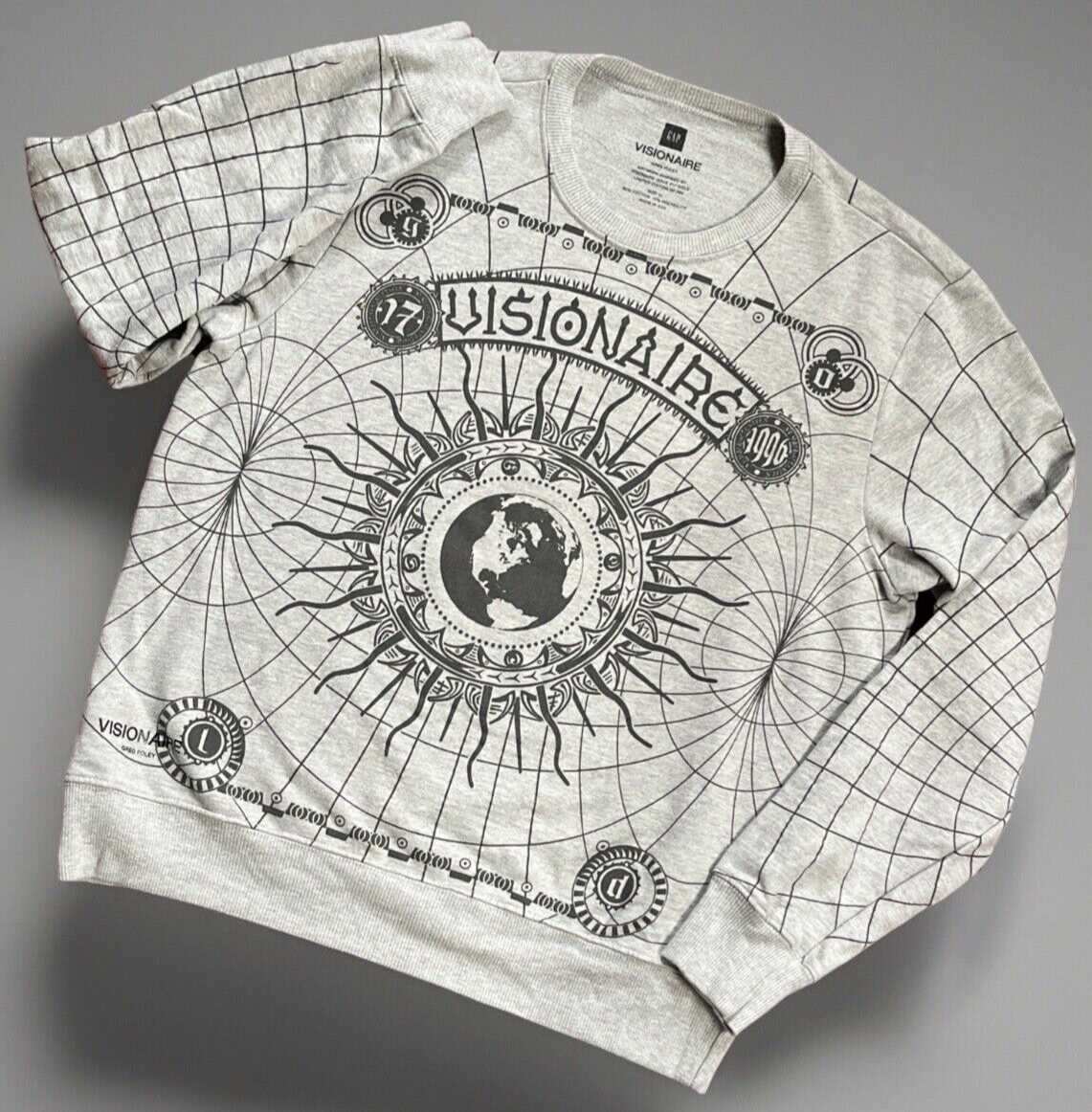 Rare VISIONAIRE X GAP Greg Foley Ltd Edition of 500 Crewneck Print