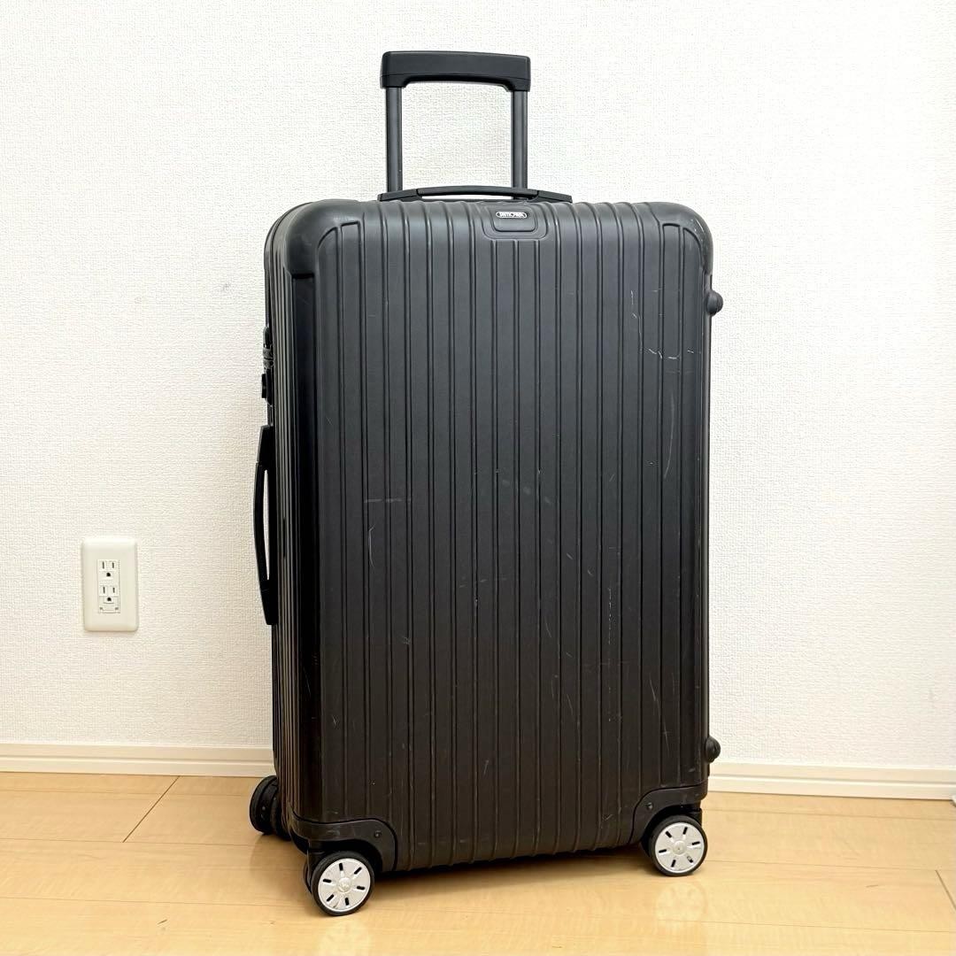 RIMOWA リモワ 78ℓ サルサデラックス ビジネス 4輪 黒 RIMOWA 78L