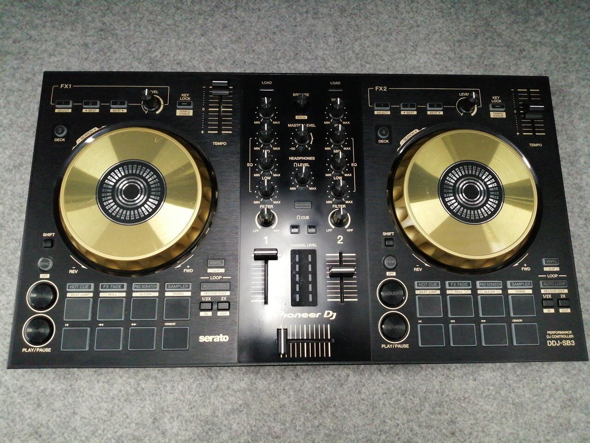 Pioneer DDJ-SB3-N DJ Controller Limited Gold DDJSB3N SB 3 Rare