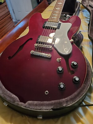 Epiphone Noel Gallagher Riviera / Dark Wine Red Excellent