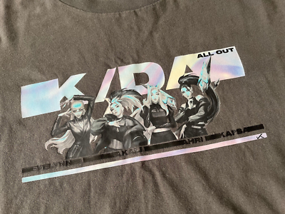 The Riot Games x UNIQLO UT League of Legends K/DA GRAY Tshirt