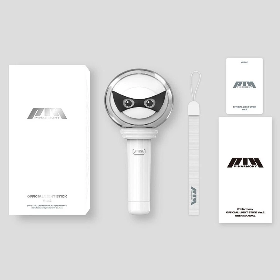 P1HARMONY OFFICIAL LIGHT STICK VER.2 w/ Strap,Photo Card Set